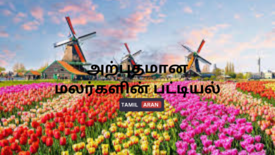 அற்புதமான மலர்களின் பட்டியல்