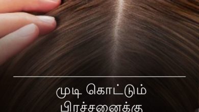 முடி கொட்டும் பிரச்சனை