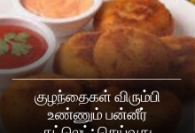 பன்னீர் கட்லெட்